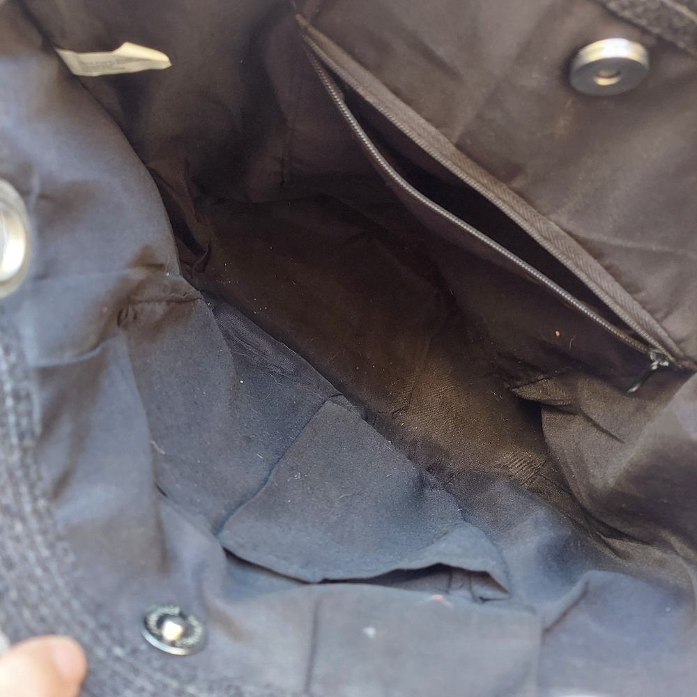 Magid Black Paper Straw Tote Handbag - Picture 10 of 10